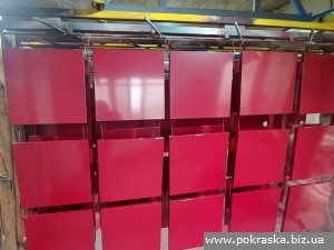Верхняя подвеска окрашиваемых деталей