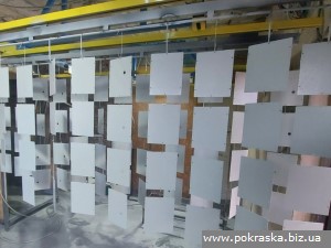 Верхняя подвеска окрашиваемых деталей