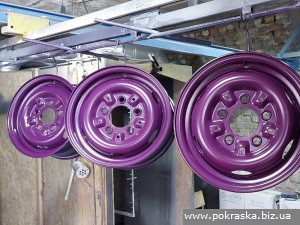 Покраска порошковой краской авто дисков